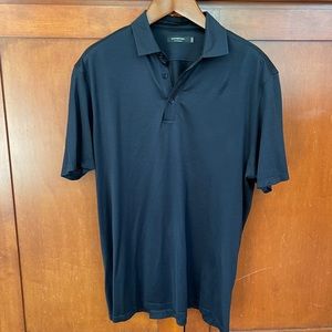 Zegna dark navy polo